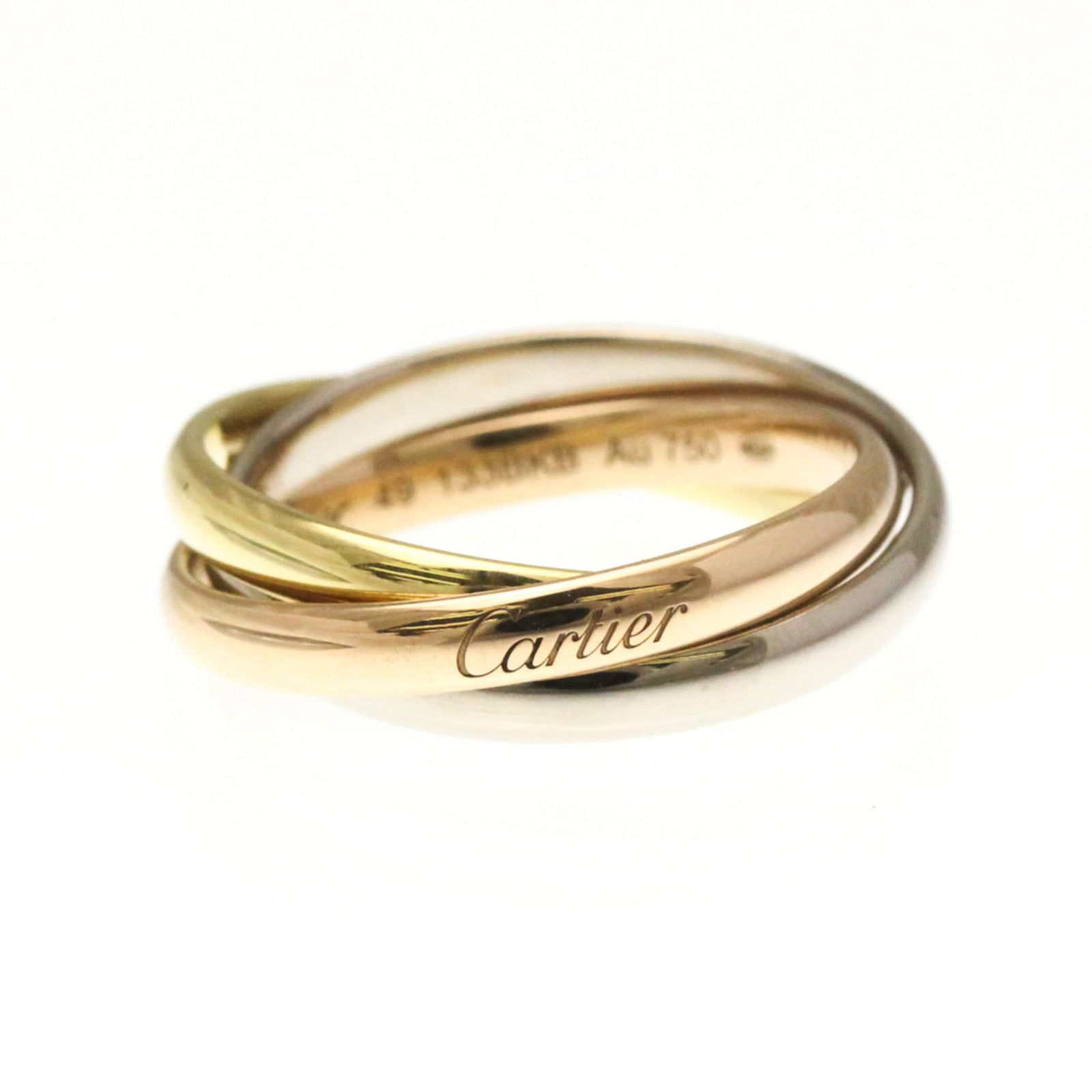 Cartier Band Ring, Pink Gold (18K), White Gold (18K), Yellow Gold (18K): Cartier Band Ring, Pink Gold (18K), White Gold (18K), Yellow Gold (18K) Cartier band ring made from 18K pink, white, and yellow gold, suitable for both men and women, with a width of 2.5mm and in