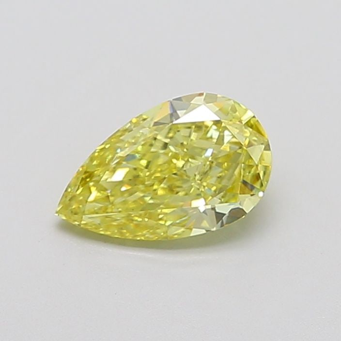 Loose Lab Diamond IGI Pear 1.6ct Fancy Intense Yellow VS1: Loose Lab Diamond IGI Pear 1.6ct Fancy Intense Yellow VS1 Loose lab-grown diamond weighing 1.6ct, with a fancy intense yellow color and clarity VS1, certified by IGI, measuring 9.99L x 6.08W x 3.75H.