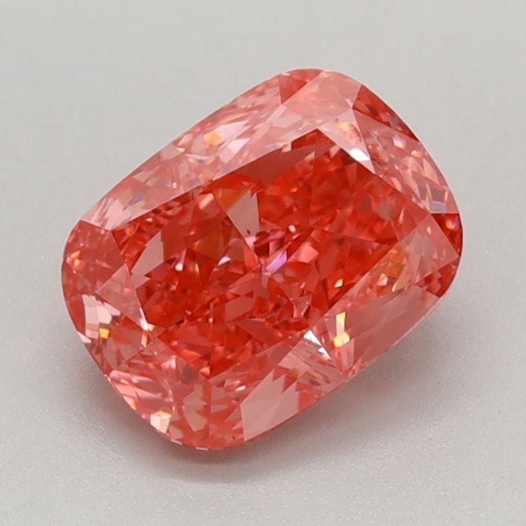 Loose Lab Diamond IGI Cushion Modified 1.1ct Fancy Vivid Pink VS1: Loose Lab Diamond IGI Cushion Modified 1.1ct Fancy Vivid Pink VS1 Loose Lab Diamond IGI Cushion Modified, 1.1ct Fancy Vivid Pink VS1, certified by IGI, features a very good polish and excellent symmet