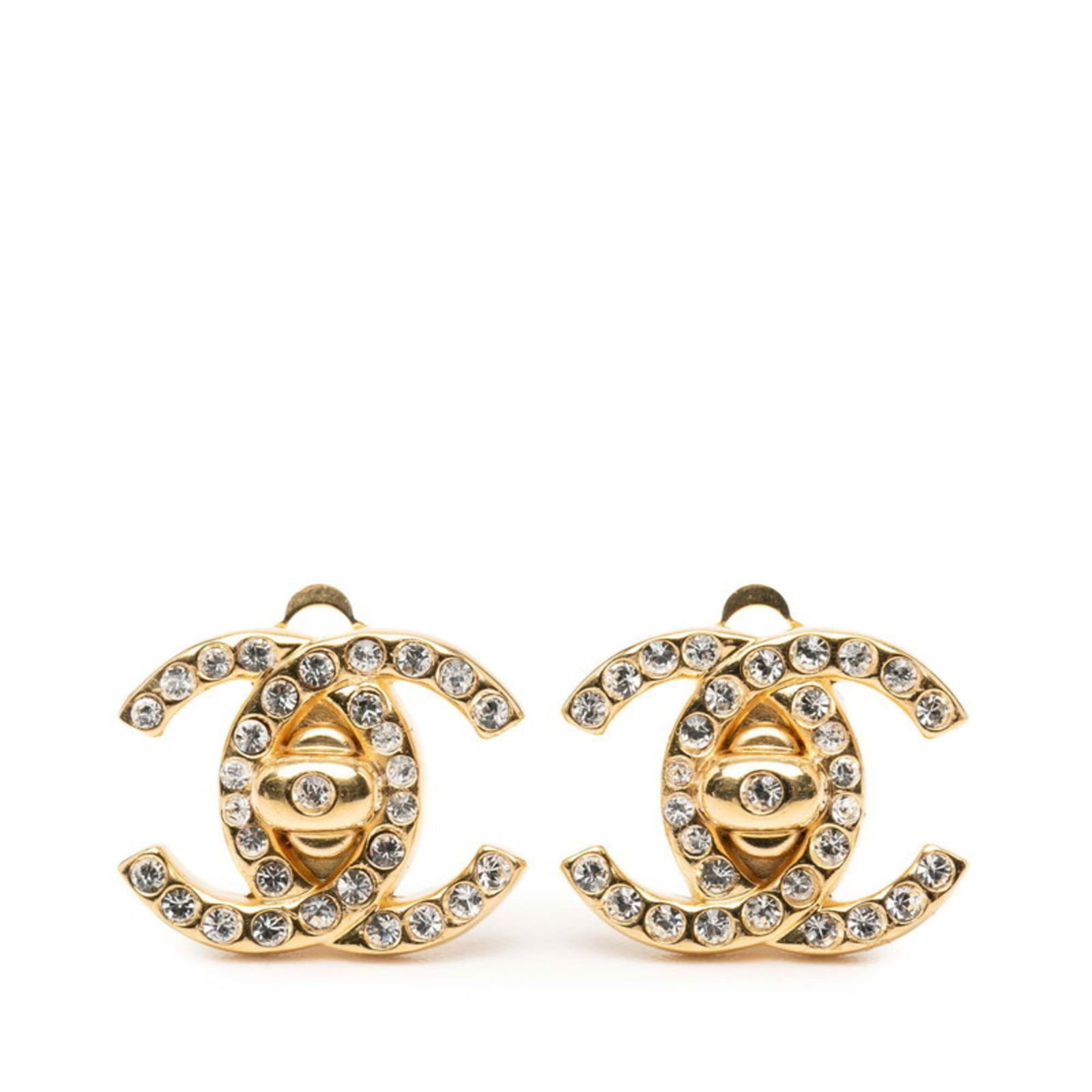 Gold Plating Chanel Clip Earrings (1 of 3)