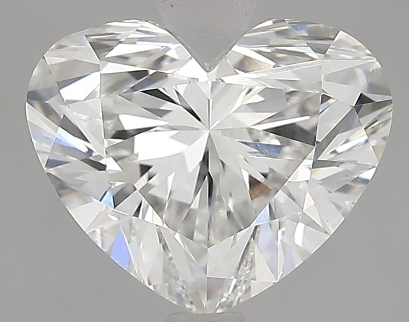 Loose Lab Diamond 3.01ct IGI Heart G VS1: Loose Lab Diamond 3.01ct IGI Heart G VS1 Loose lab-grown diamond, IGI certified, weighing 3.01ct with a G color and VS1 clarity, featuring excellent polish and symmetry, measuring 8.45mm x 10.35mm x 6