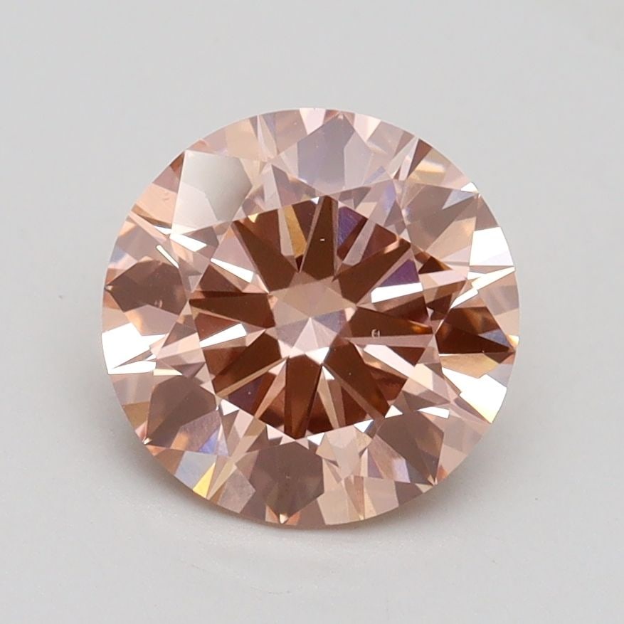 Loose Lab Diamond IGI Round 1.7ct Fancy Intense Pink VS1: Loose Lab Diamond IGI Round 1.7ct Fancy Intense Pink VS1 Loose Lab Diamond weighing 1.7ct, fancy intense pink color, clarity VS1, with excellent polish and symmetry, certified by IGI. Item