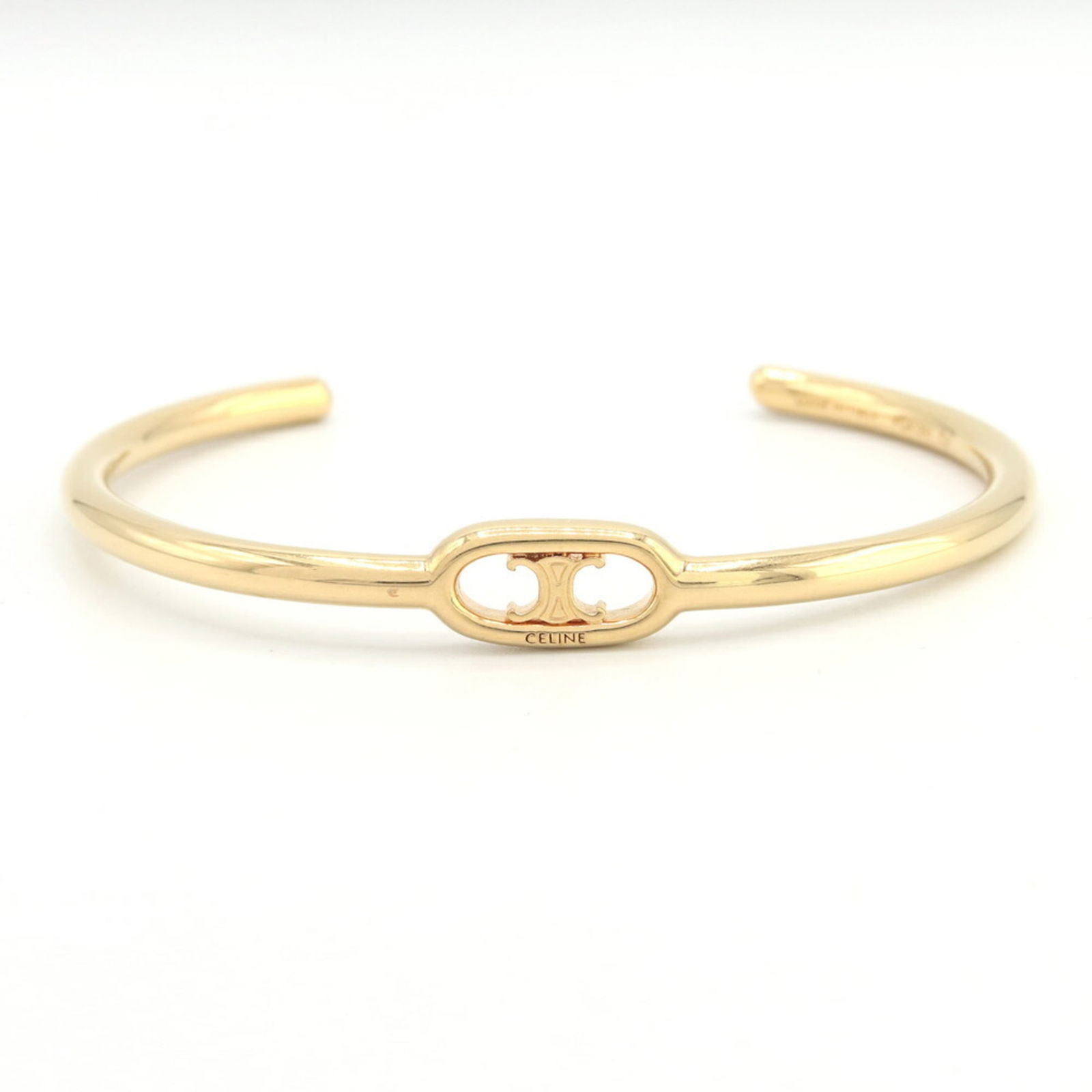 Celine Metal Bangle: Celine Metal Bangle Loose lab-grown diamond, IGI certified, oval cut, weighing 1.85 carats, color fancy vivid blue, clarity VS1, featuring excellent polish and symmetry. Item Specifics: Brand: Celine