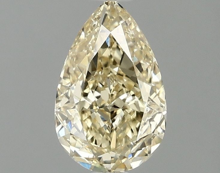 Loose Lab Diamond, 1.09ct Pear, Fancy Yellow, VS1: Loose Lab Diamond, 1.09ct Pear, Fancy Yellow, VS1 Loose lab diamond weighing 1.09ct in a pear shape, Fancy Yellow color, VS1 clarity, with EX polish and symmetry; no certification. Item Specifics: