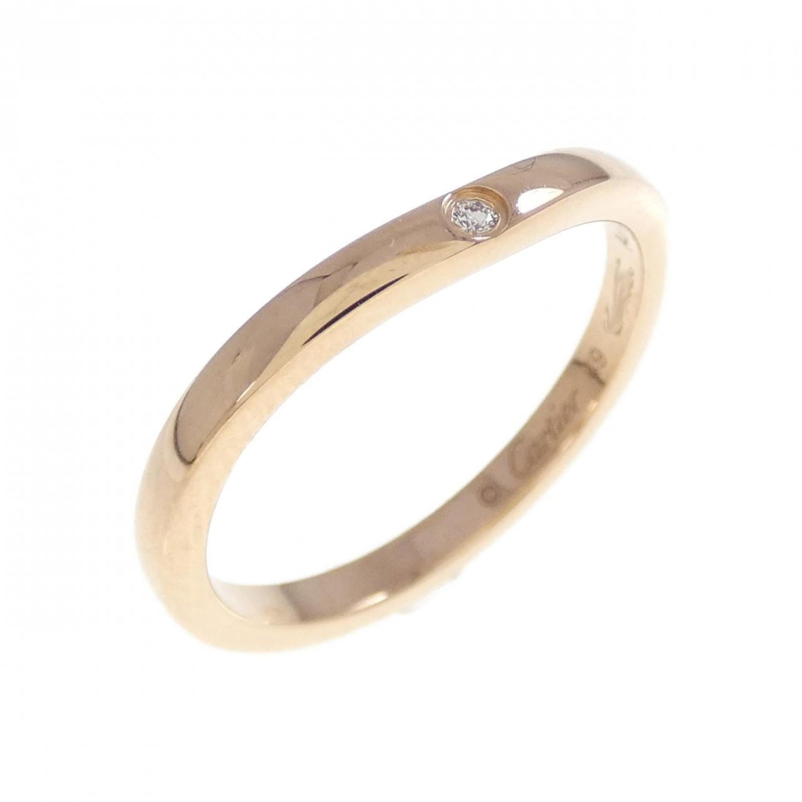 18K Pink Gold Cartier Band Ring (1 of 6)