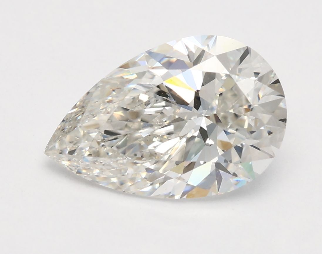 Loose Lab Diamond IGI Pear 2.06ct G VVS2: Loose Lab Diamond IGI Pear 2.06ct G VVS2 At 2.06ct, this pear-shaped lab-grown diamond features a G color and VVS2 clarity, certified by IGI. Item Specifics: Source: This Is A Real Diamond Grown In A