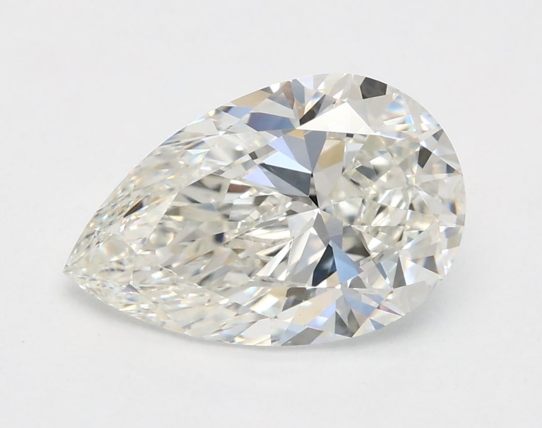 Loose Lab Diamond IGI Pear 2.06ct G VS1: Loose Lab Diamond IGI Pear 2.06ct G VS1 Loose Lab Diamond IGI Pear, 2.06ct, color G, VS1 clarity, both polish and symmetry rated excellent, measurements are 10.99L x 7.06W x 4.28H, certified by IGI. I