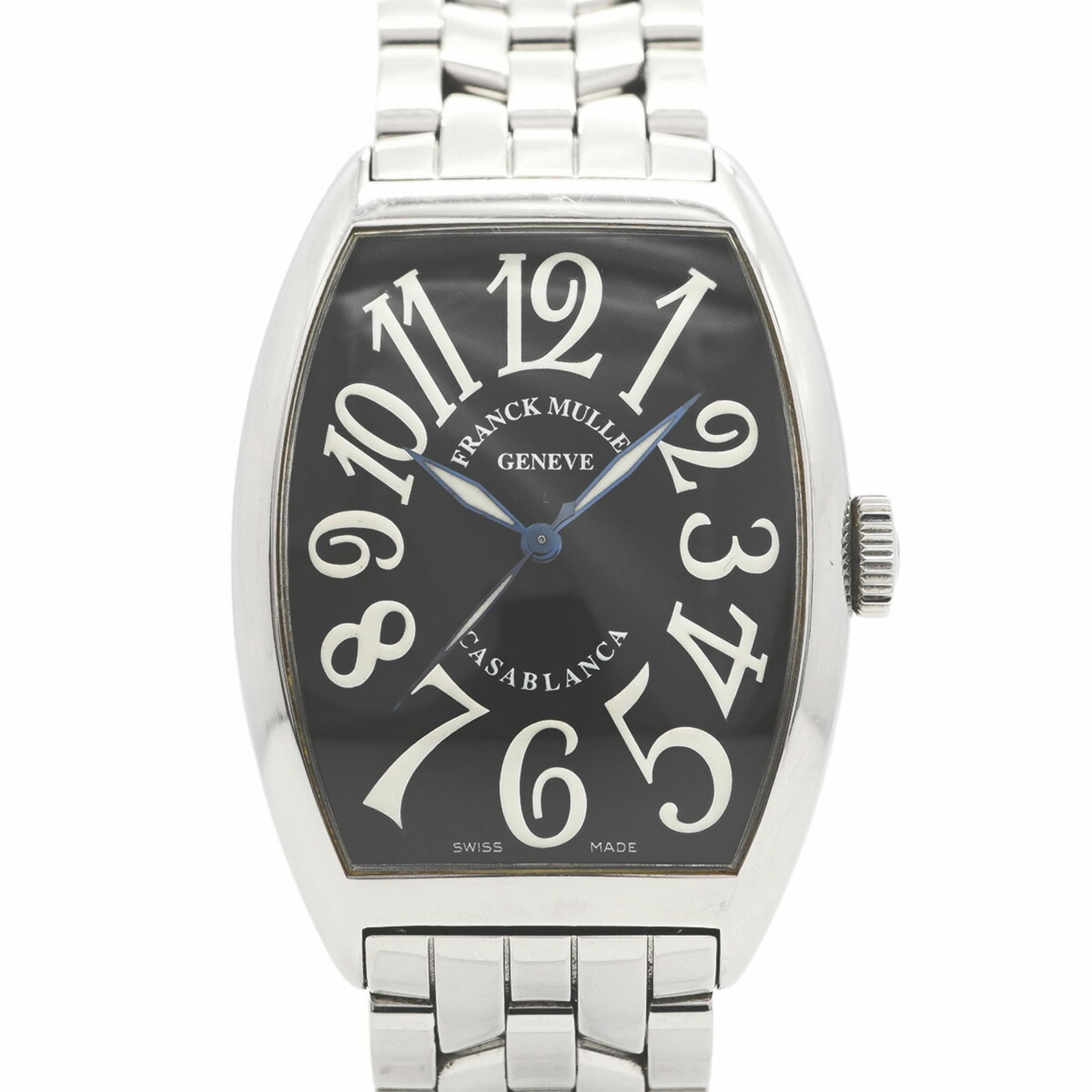 Wristwatch Franck Muller: Wristwatch Franck Muller Franck Muller Wristwatch for men, made of Stainless Steel with a black dial, case diameter of 34.2mm and wrist size of 17cm; used condition with noticeable traces of usage. It