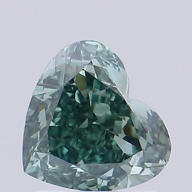 Loose Lab Diamond IGI Heart 1.41ct Fancy Intense Green VVS2 (1 of 1)