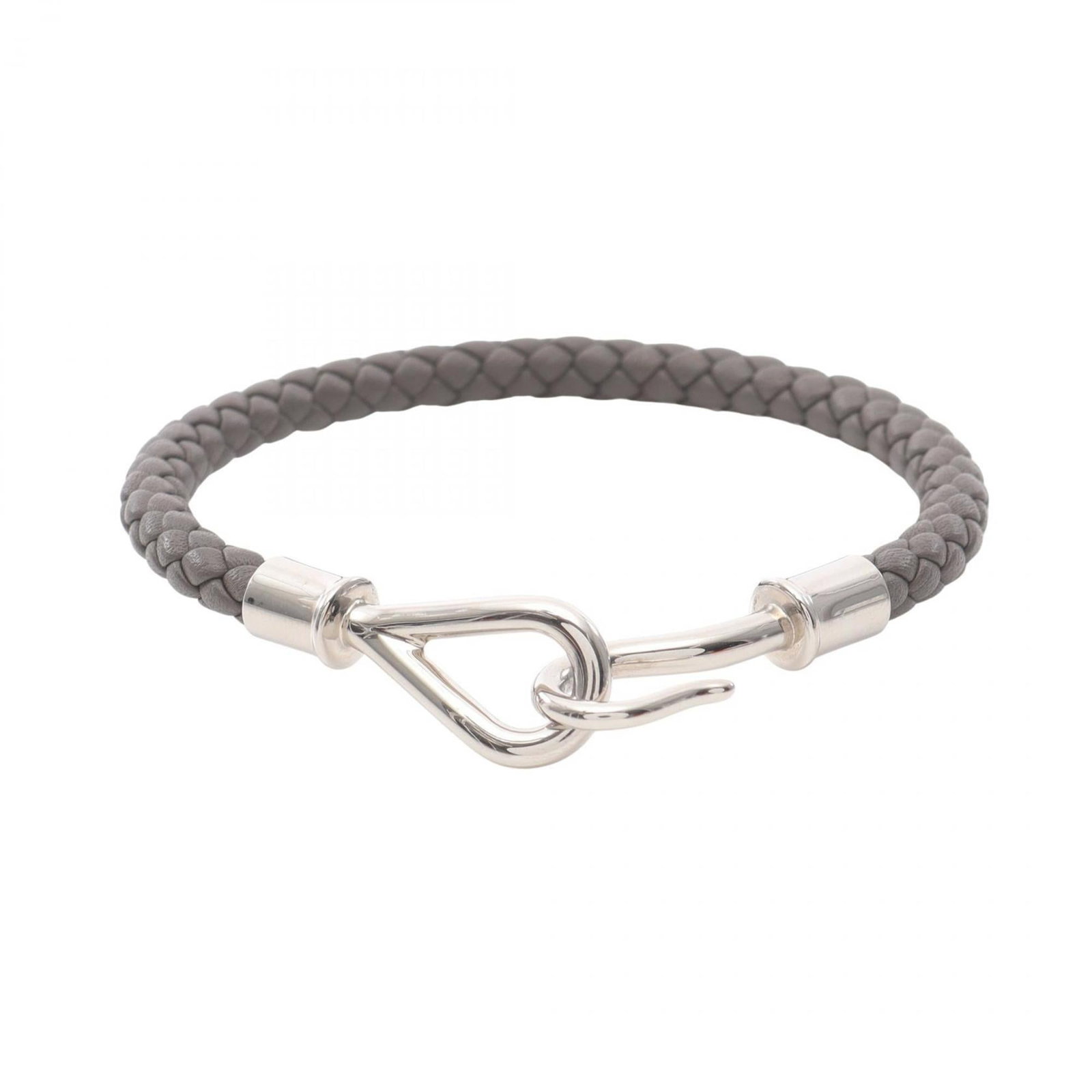 Leather and Stainless Steel Hermes Charm Bracelet (1 of 5)