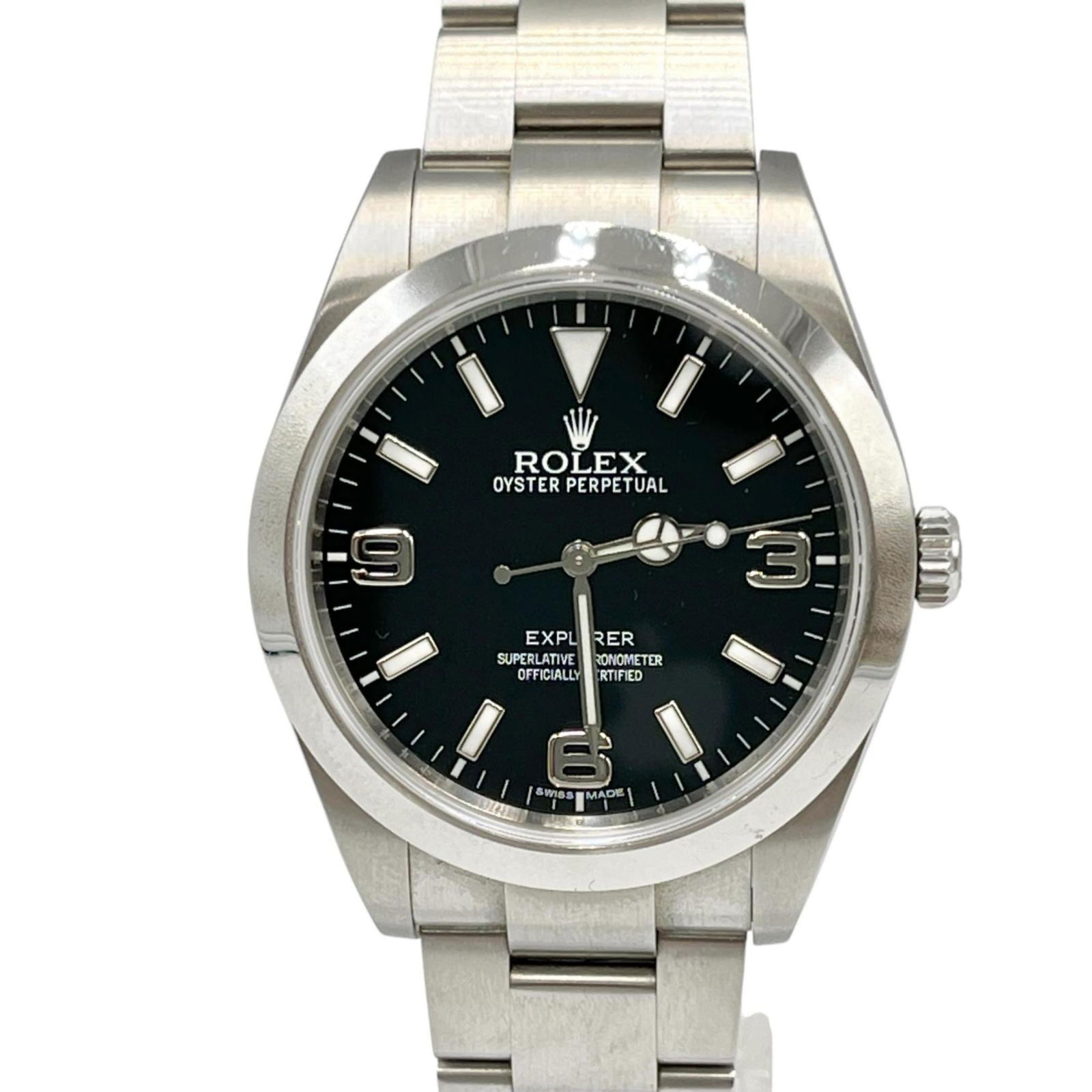 Wristwatch Rolex: Wristwatch Rolex Rolex Wristwatch for men features a stainless steel case and band, a black dial, and is in used (good) condition with visible traces of usage. Item Specifics: Brand: Rolex Type: Wrist