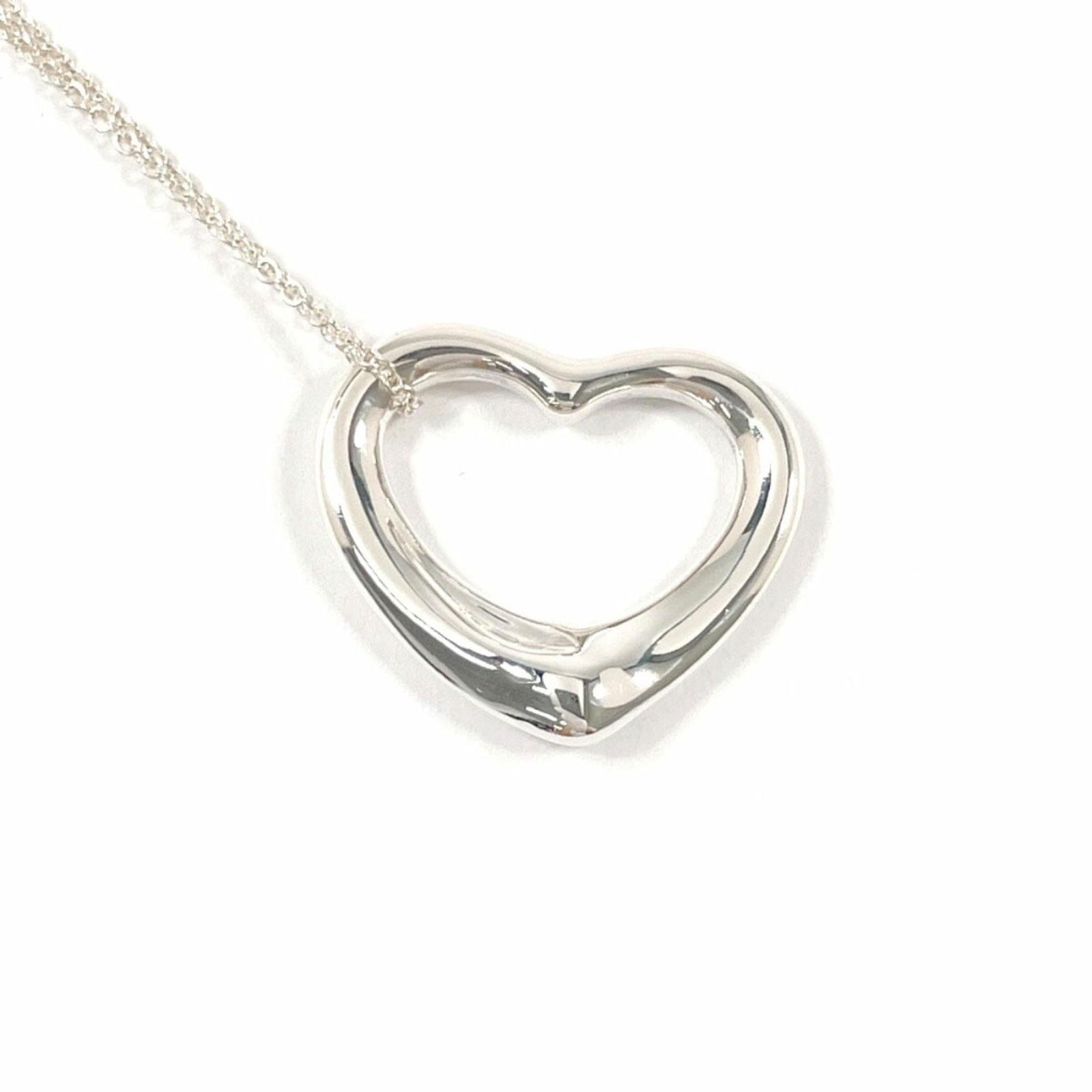 Tiffany & Co. Elsa Peretti Heart Necklace 925 Sterling Silver for Women (1 of 7)