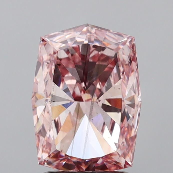 Loose Lab Diamond Octagonal 2.03ct Fancy Intense Pink SI1: Loose Lab Diamond Octagonal 2.03ct Fancy Intense Pink SI1 Loose lab-created diamond weighing 2.03ct, with a fancy intense pink color and SI1 clarity, featuring very good polish and symmetry;