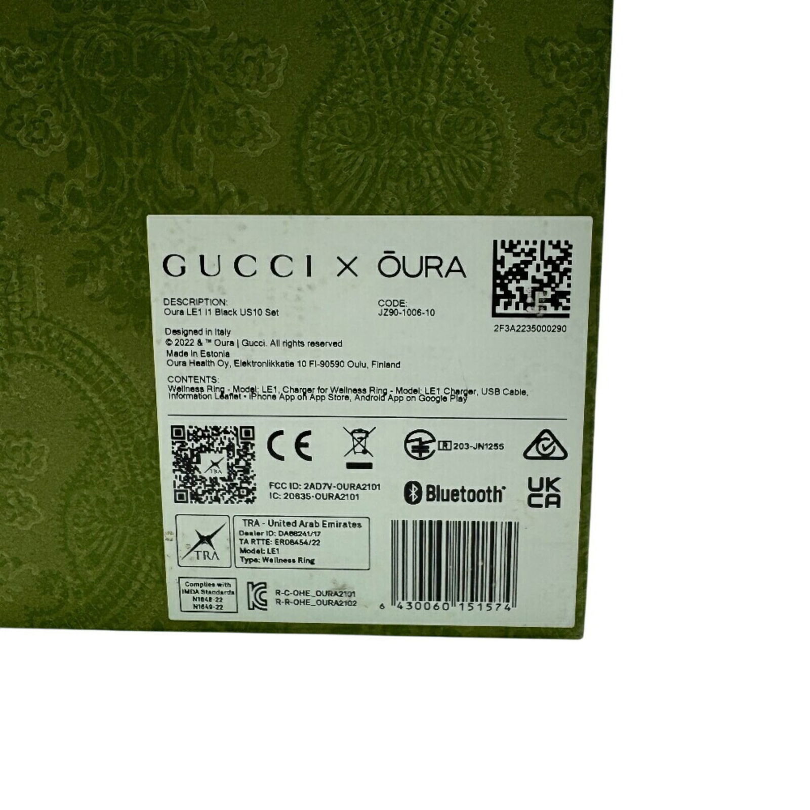 Gucci Titanium Band Ring - 11