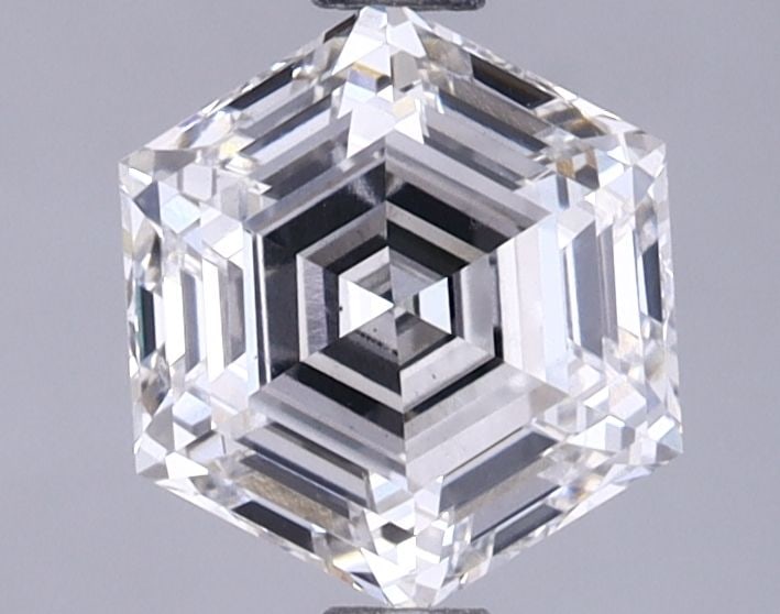 Loose Lab Diamond IGI Hexagonal 1.5ct G VS1: Loose Lab Diamond IGI Hexagonal 1.5ct G VS1 Loose lab-created 1.5ct hexagonal diamond, color G, VS1 clarity, certified by IGI, measuring 7.86mm x 6.63mm x 4.16mm. Item Specifics: Source: This Is A