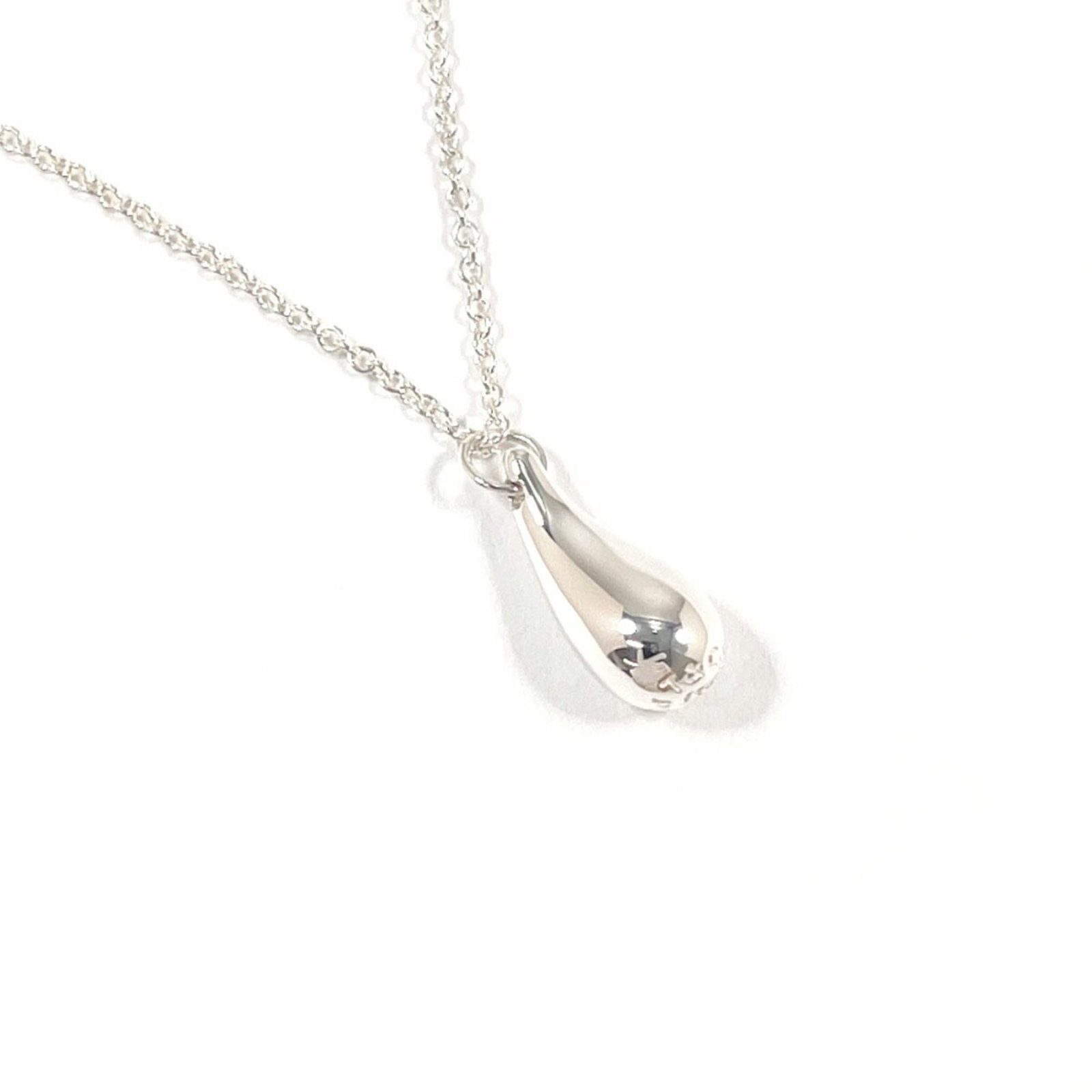 Tiffany & Co. Elsa Peretti Teardrop Necklace 925 Sterling Silver for Women (1 of 7)