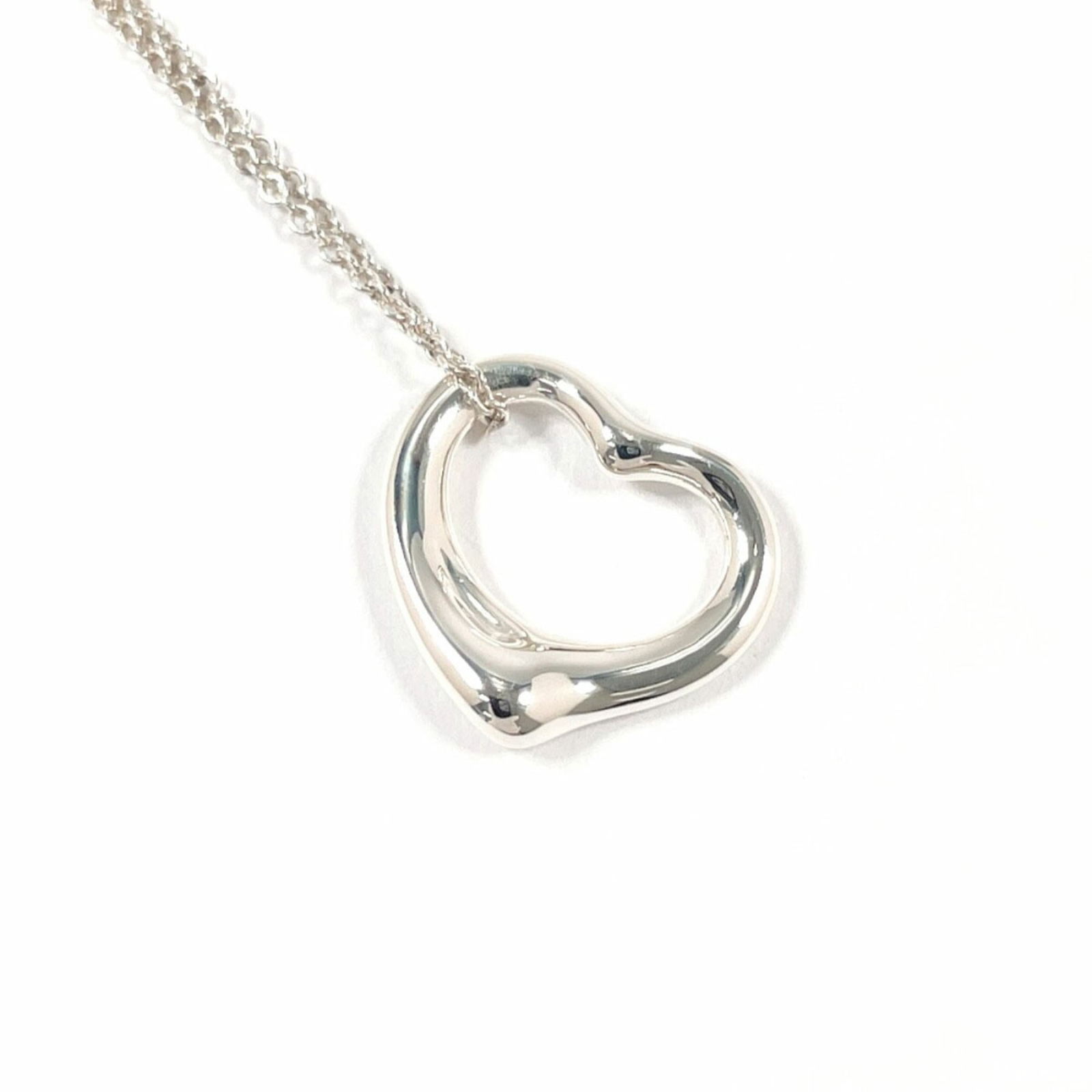 Tiffany & Co. Elsa Peretti Heart Necklace, 925 Sterling Silver for Women (1 of 7)