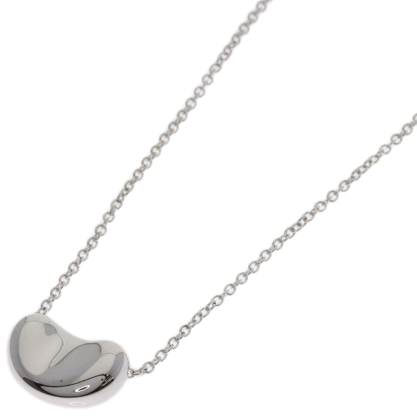 Tiffany & Co. Silver Bean Necklace for Women (1 of 6)