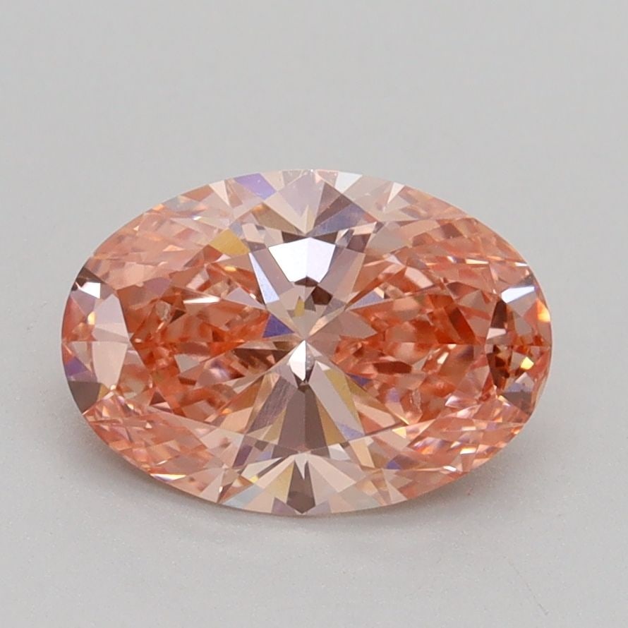 Loose Lab Diamond IGI Oval 1.51ct Fancy Intense Pink VS2: Loose Lab Diamond IGI Oval 1.51ct Fancy Intense Pink VS2 Loose Lab Diamond, 1.51ct Fancy Intense Pink with clarity VS2, certified by IGI, features excellent polish and symmetry. Measurements are 9.29L