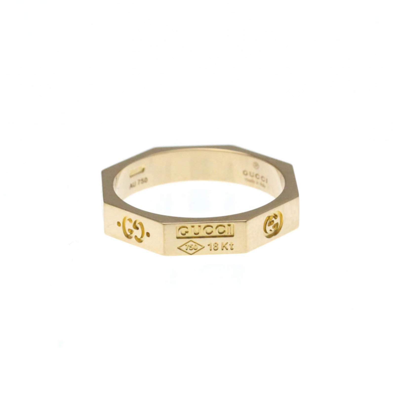 Gucci 18K Pink Gold Band Ring (1 of 9)