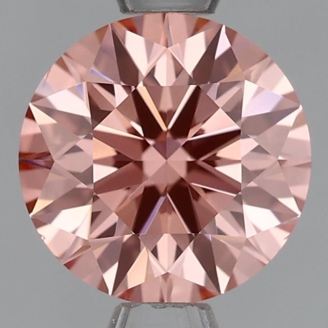 Loose Lab Diamond IGI Round 1.02ct Fancy Intense Pink VS2 - Ideal: Loose Lab Diamond IGI Round 1.02ct Fancy Intense Pink VS2 - Ideal Loose lab diamond certified by IGI, weighing 1.02ct, with a fancy intense pink color and VS2 clarity; measurements are 6.46L x 6.47W