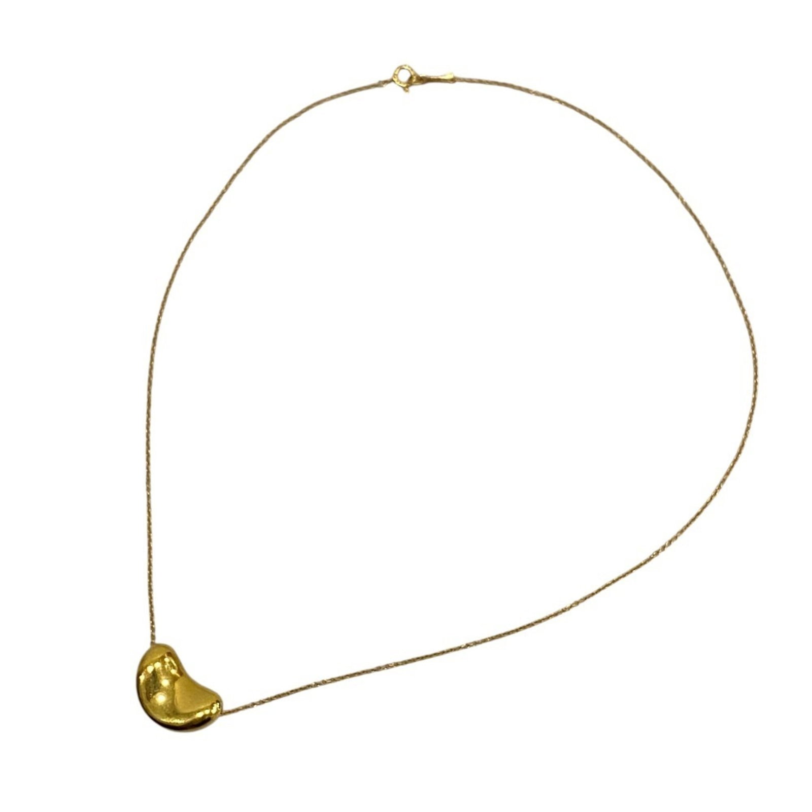 Tiffany & Co. Elsa Peretti Beans Chain Necklace 18K 750 Yellow Gold (1 of 6)
