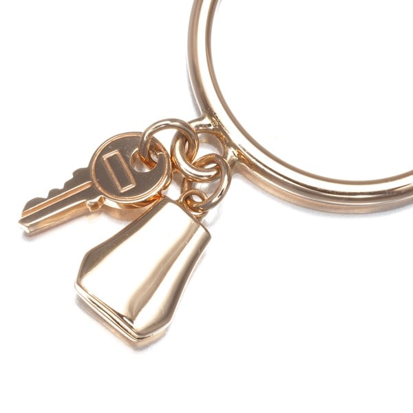 Hermes Kelly Clochette Ring Eu53 in 18K Rose Gold: Hermes Kelly Clochette Ring Eu53 in 18K Rose Gold Hermes Kelly Clochette ring in 18K rose gold, size EU53/US6.5, with no main stone. Made in France. Item Specifics: Brand: HERMES Metal: Rose Gold Meta