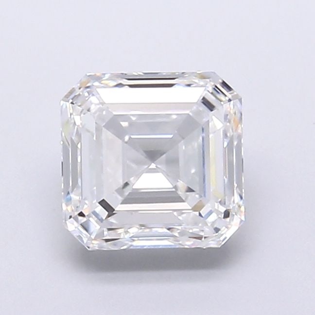 Loose Lab Diamond IGI Asscher 2.52ct D VVS1: Loose Lab Diamond IGI Asscher 2.52ct D VVS1 Loose lab-grown diamond certified by IGI, 2.52ct, Asscher cut, Color D, Clarity VVS1, featuring excellent polish and symmetry, measuring 7.41 x 7.23 x 4.63