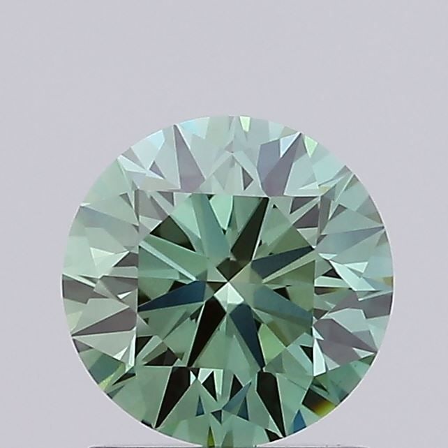 Loose Lab Diamond IGI Round 1.01ct Fancy Vivid Green VVS2 - Ideal (1 of 1)