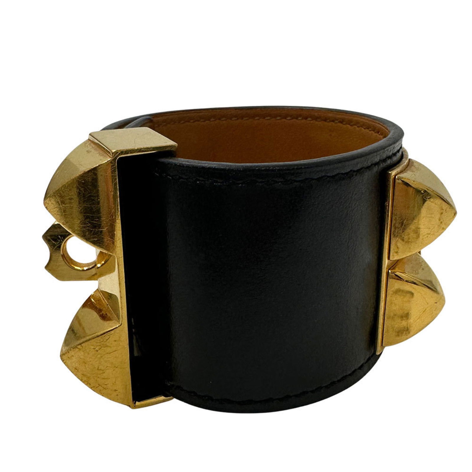 Leather Hermes Bangle - 3