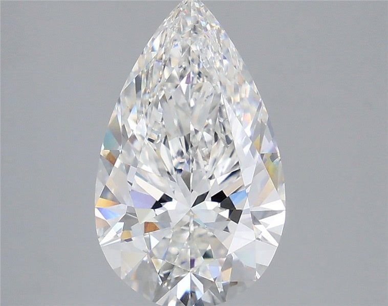 Loose Lab Diamond IGI Pear 3.58ct E VVS2: Loose Lab Diamond IGI Pear 3.58ct E VVS2 This loose lab diamond, certified IGI, weighs 3.58ct with a color grade of E and clarity of VVS2. Its measurements are 13.93mm x 8.37mm x 5.26mm. Item Specific