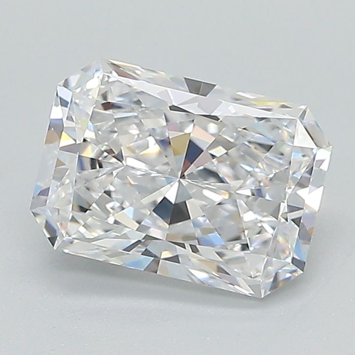 Loose Lab Diamond GIA Radiant 1.55ct D VVS2: Loose Lab Diamond GIA Radiant 1.55ct D VVS2 Loose lab-grown diamond with a GIA certification, weighing 1.55ct, color D, clarity VVS2, featuring excellent polish and symmetry. Measurements are 8.15L x
