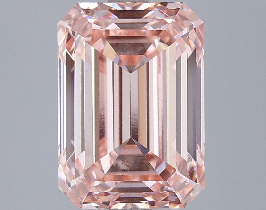 Loose Lab Diamond IGI Emerald 3.51ct Fancy Intense Pink VS1: Loose Lab Diamond IGI Emerald 3.51ct Fancy Intense Pink VS1 Loose Lab Diamond certified by IGI, 3.51ct with a Fancy Intense Pink color and VS1 clarity, featuring excellent polish and symmetry,