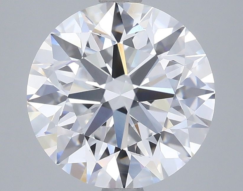 Loose Lab Diamond IGI Round 3.34ct D VVS2: Loose Lab Diamond IGI Round 3.34ct D VVS2 Loose Lab Diamond certified by IGI, 3.34ct with a D color and VVS2 clarity, featuring excellent polish and symmetry, measurements of 9.45mm x 9.5mm x 5.98mm.