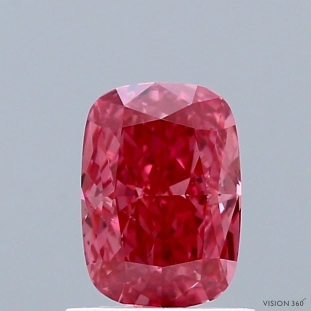 Loose Lab Diamond IGI Cushion Modified 1.0ct Fancy Vivid Pink SI1: Loose Lab Diamond IGI Cushion Modified 1.0ct Fancy Vivid Pink SI1 Loose lab-grown diamond certified by IGI, weighing 1.0ct with a fancy vivid pink color and SI1 clarity. It features excellent polish