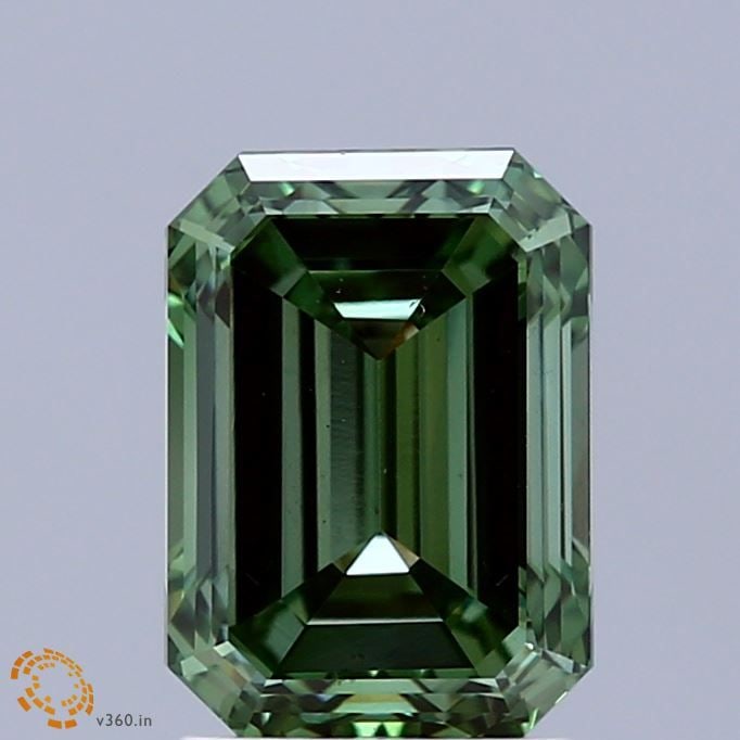 Loose Lab Diamond IGI Emerald 2.54ct Fancy Vivid Green VS2 (1 of 1)