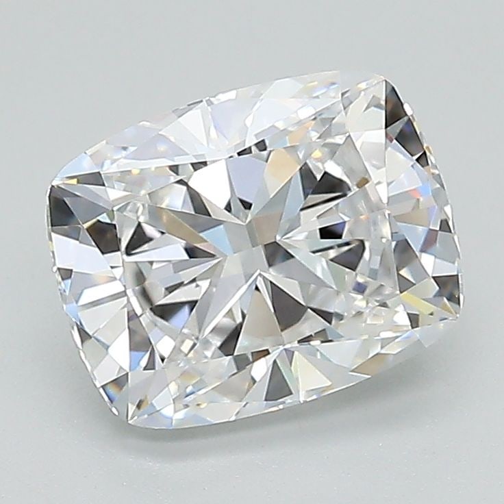 Loose Lab Diamond 1.89ct GIA Cushion Brilliant D VVS2: Loose Lab Diamond 1.89ct GIA Cushion Brilliant D VVS2 This 1.89ct lab-grown diamond is a cushion brilliant cut with a D color and VVS2 clarity, GIA certified, measuring 8.21L x 6.56W x 4.59H. Item