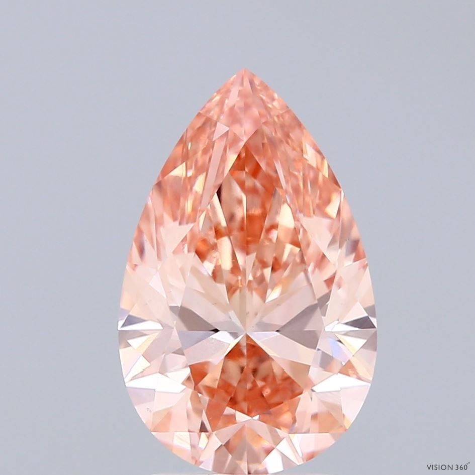 Loose Lab Diamond IGI Pear 3.06ct Fancy Intense Pink VS1: Loose Lab Diamond IGI Pear 3.06ct Fancy Intense Pink VS1 This Loose Lab Diamond is a 3.06ct Fancy Intense Pink VS1 stone, featuring VG polish and EX symmetry, certified by IGI. Item Specifics: