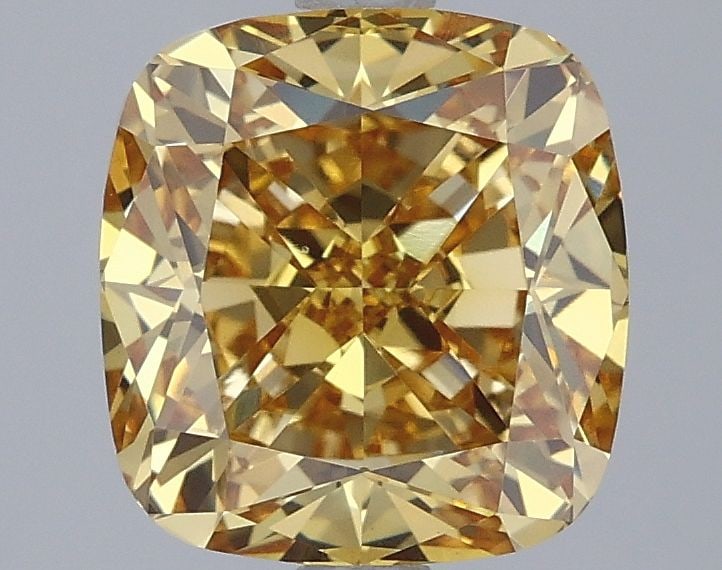 Loose Lab Diamond IGI Cushion Modified 3.06ct Fancy Intense Yellow VS1: Loose Lab Diamond IGI Cushion Modified 3.06ct Fancy Intense Yellow VS1 This is a 3.06ct Loose Lab Diamond, IGI certified, in cushion modified cut, featuring Fancy Intense Yellow color and VS1 clarity