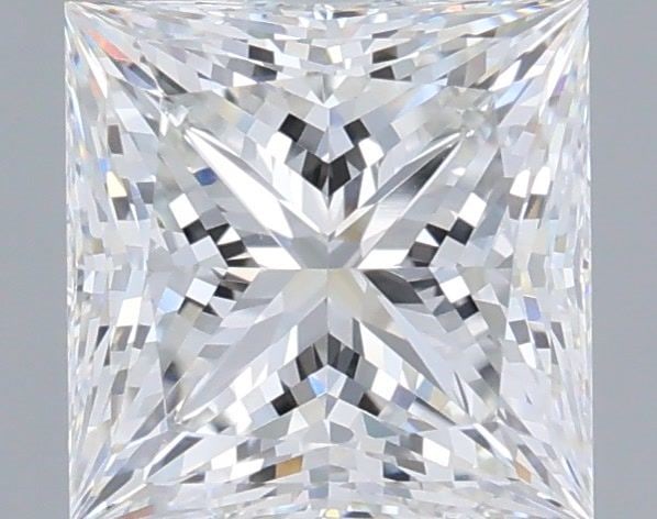 Loose Lab Diamond IGI Princess 2.09ct E VVS2: Loose Lab Diamond IGI Princess 2.09ct E VVS2 Loose lab-grown diamond, IGI certified, 2.09ct, princess cut, color E, clarity VVS2, featuring excellent polish and symmetry, measuring 6.99L x 6.97W x 5.0