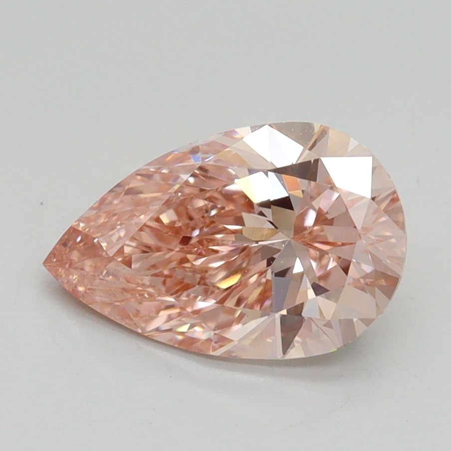 IGI Pear Loose Lab Diamond 1.5ct Fancy Intense Pink VS2: IGI Pear Loose Lab Diamond 1.5ct Fancy Intense Pink VS2 The IGI Pear Loose Lab Diamond measures 1.5ct, showcases a Fancy Intense Pink color with VS2 clarity, has excellent polish and symmetry, and