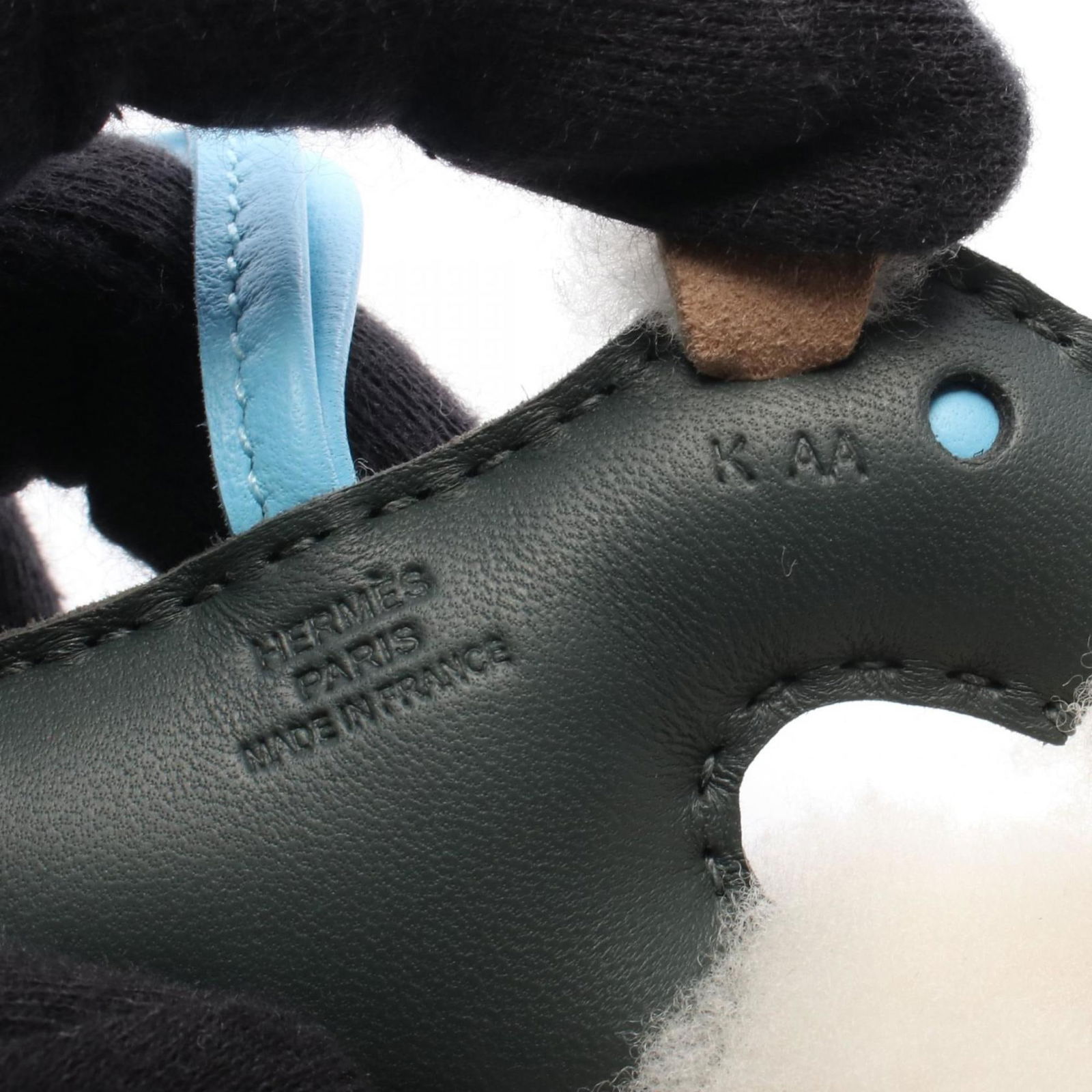 Milo Agneau Handbag Charm by Hermes - 3