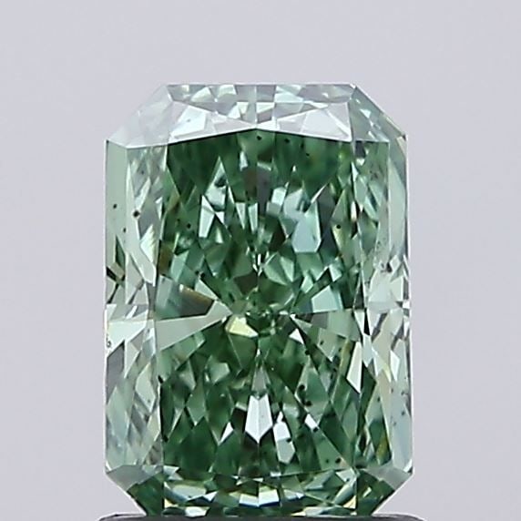 IGI Radiant Loose Lab Diamond, 1.25ct Fancy Vivid Green, SI1: IGI Radiant Loose Lab Diamond, 1.25ct Fancy Vivid Green, SI1 The IGI Radiant Loose Lab Diamond weighs 1.25ct with a Fancy Vivid Green color and SI1 clarity, featuring very good polish and symmetry,