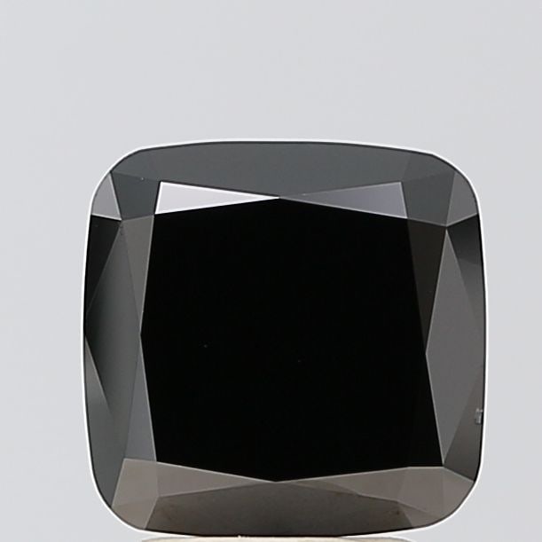 Loose Lab Diamond Cushion Brilliant 3.01ct Black VVS2: Loose Lab Diamond Cushion Brilliant 3.01ct Black VVS2 Loose lab-grown black diamond weighing 3.01ct in a cushion brilliant cut, clarity VVS2, excellent polish and symmetry, with no certification