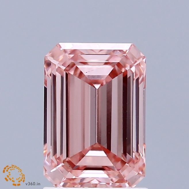 Loose Lab Diamond IGI Emerald 1.91ct Fancy Intense Pink VS1: Loose Lab Diamond IGI Emerald 1.91ct Fancy Intense Pink VS1 Loose Lab Diamond IGI Emerald, 1.91ct, with Fancy Intense Pink color and VS1 clarity. Certified by IGI, measurements are 8.28L x 5.75W x