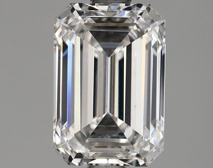 Loose Lab Diamond GIA Emerald 1.97ct E VS2: Loose Lab Diamond GIA Emerald 1.97ct E VS2 Chanel necklace for women featuring a Coco Mark design with blue, gold, and multicolor rhinestones; 60cm (23.62 inches) in circumference and used in very goo