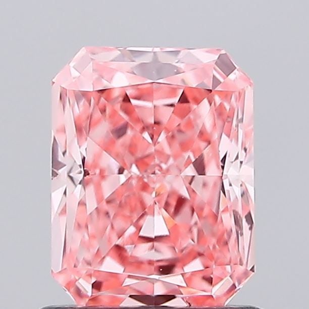 Loose Lab Diamond IGI 1.01ct Fancy Vivid Pink SI1: Loose Lab Diamond IGI 1.01ct Fancy Vivid Pink SI1 Loose lab-grown diamond certified by IGI, weighing 1.01ct in Fancy Vivid Pink color with SI1 clarity. Measurements are 6.52L x 5.03W x 3.37H. Item