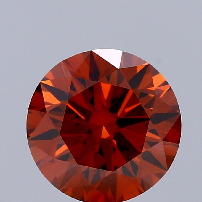 Ideal Loose Lab Diamond IGI Round 1.09ct Fancy Deep Brownish Orange VVS2 (1 of 1)