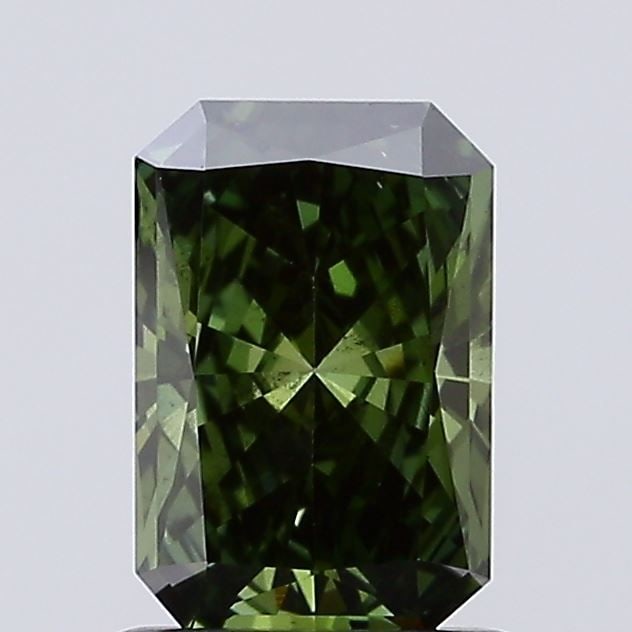 Loose Lab Diamond IGI Radiant 1.01ct Fancy Deep Green SI2 (1 of 1)