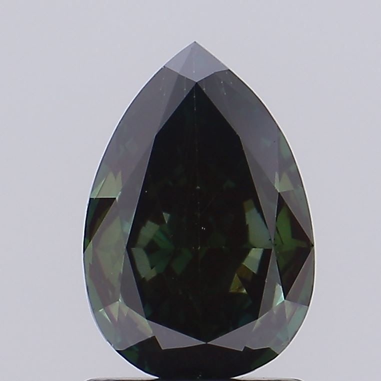 Loose Lab Diamond IGI Pear 1.45ct Fancy Deep Green VS1: Loose Lab Diamond IGI Pear 1.45ct Fancy Deep Green VS1 Loose lab-grown diamond, IGI certified, pear cut with 1.45ct, fancy deep green color, VS1 clarity, and excellent polish/symmetry. Item Specifics: